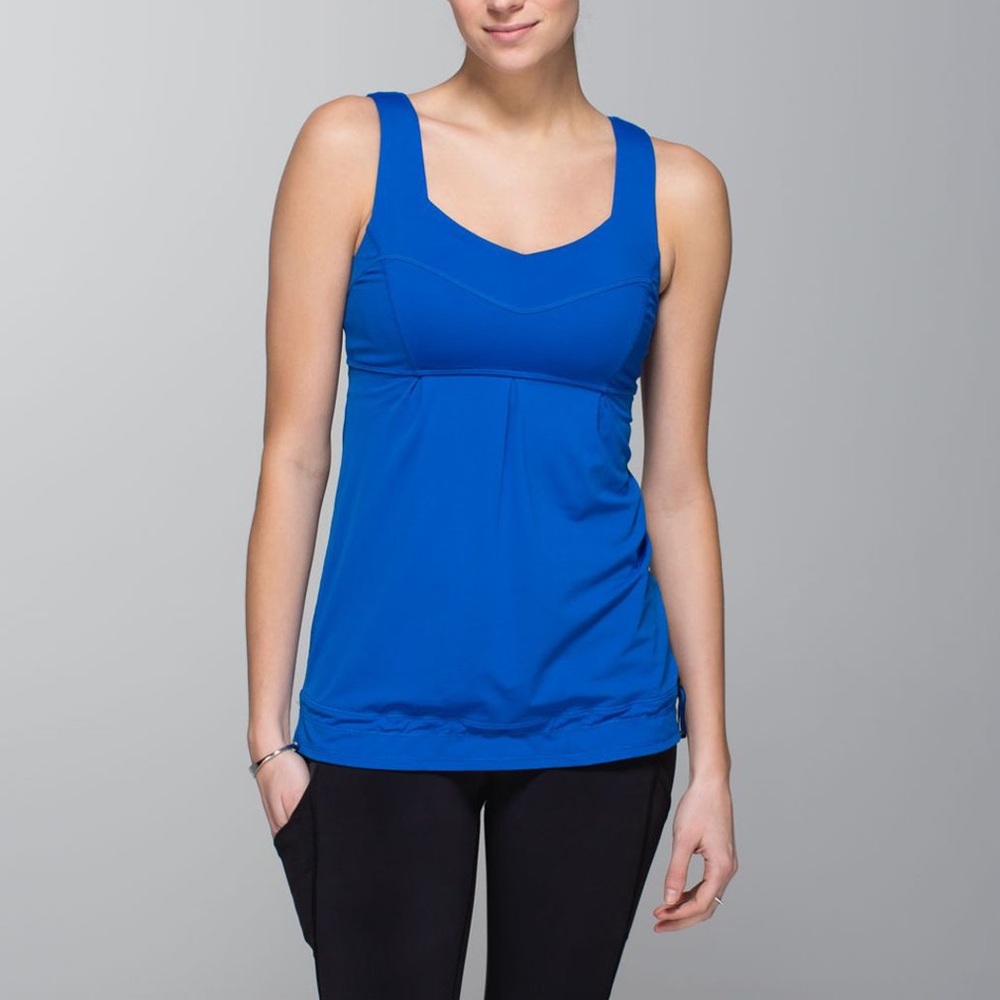 Lululemon Tame Me Tank - Baroque Blue - 6
